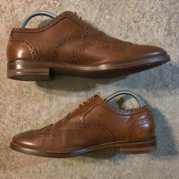 Cole Haan Shoes Men 9 M Chestnut Brown Air Wingtip Oxfords Cambridge main image 7